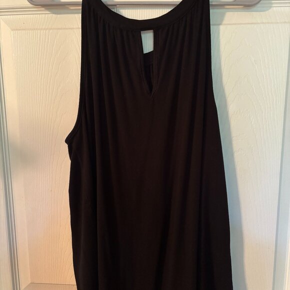 Ladies Black loose tank Size Large - Picture 4 of 4